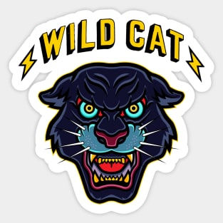 Wild cat Sticker